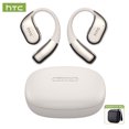 thumbnail image 1 of HTC NE39 Wireless Bluetooth 6.0 Open-Ear Earbuds, AI Translator, Noise-Cancelling Headphones, 130+ Languages, 40H Playtime, IPX5 Waterproof, Off-White, 1 of 14