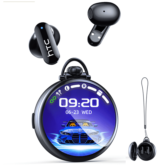 HTC NE71 Bluetooth Earbuds Touchscreen Sports Earphones AI Translation Earbuds Built-in Microphones