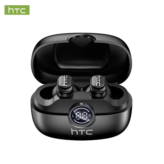 HTC NE79 TWS Wireless Bluetooth 6.0 Earbuds with AI Translation in 134 Languages Hi-Fi Stereo Sound Clear Call Microphone Battery Level Display Sports In-Ear Headphones