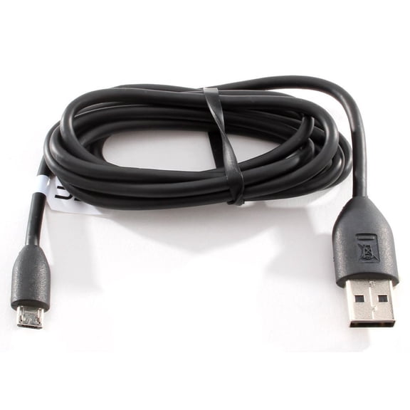 HTC Original Micro USB Data Cable for Thunderbolt, Inspire 4G, Incredible 2, HD7, EVO 4G and Desire S Mobile Phones - Non-Retail Packaging - Black Black Standard Packaging