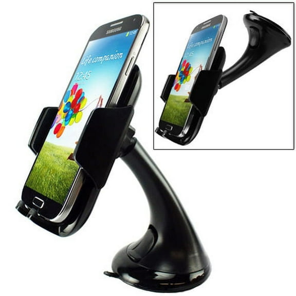 HTC U11 Car Mount Phone Holder Windshield Swivel Cradle Window Rotating Dock Strong Suction K6K