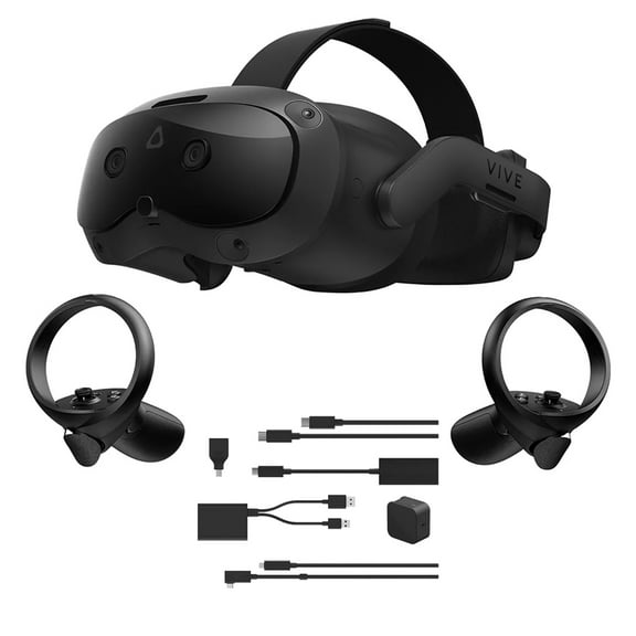 HTC VIVE Focus Vision VR Headset with Controllers, Business Edition, Bundle with Streaming Kit