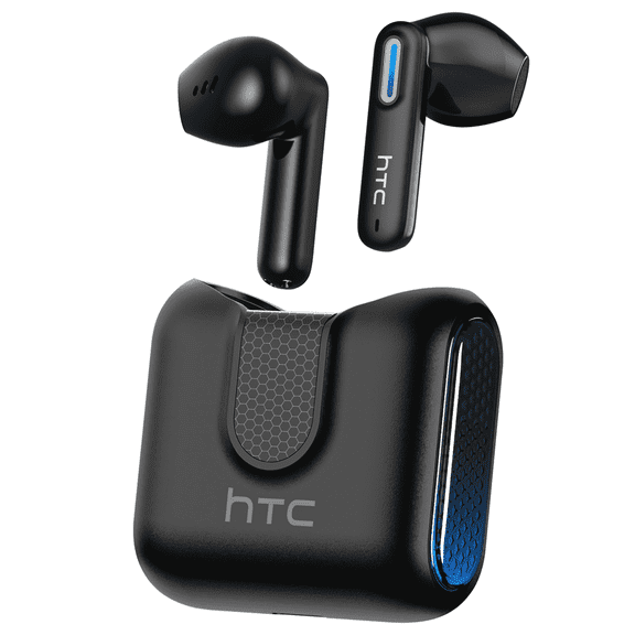 HTC Wireless Earbuds AI Translation Headphones Noise Cancelling Transparency Mode IPX6 Waterproof Clear Calls for iOS Android