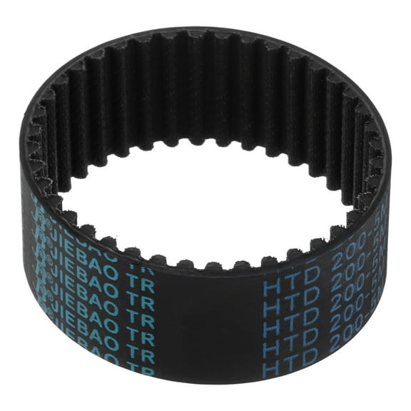 HTD-5M Rubber Timing Belt 40 Teeth, 200mm Pitch Length x 25mm Width x 3.6mm Height, Pulley Timing Belt