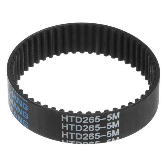 HTD5M-265 Rubber Timing Belt 53 Teeth Closed Loop Pulley Timing Belt 20mm Width, 265mm Pitch Length