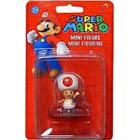 HTF collectible Super Mario Toad Mini Figure 1.75