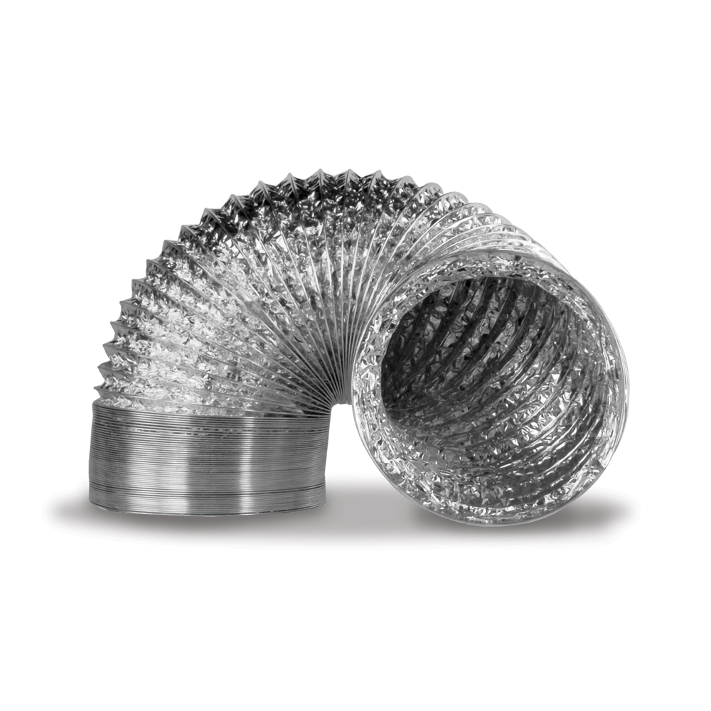 HTG Supply 8-Inch x 25-Foot Flexible Ducting for Grow Rooms