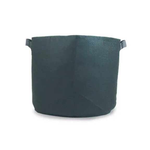 HTG Supply Indoor & Outdoor Phat Sacks 7-Gallon Black Fabric Grow Pot - 25-Pack