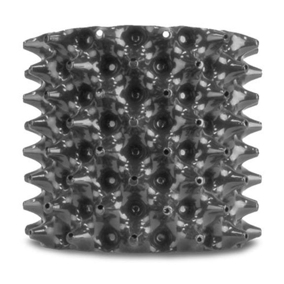 HTG Supply Ultra Oxy Pot Indoor/Outdoor Super Air-Pruning Black Planter - 1.5 Gallon - 20-Pack