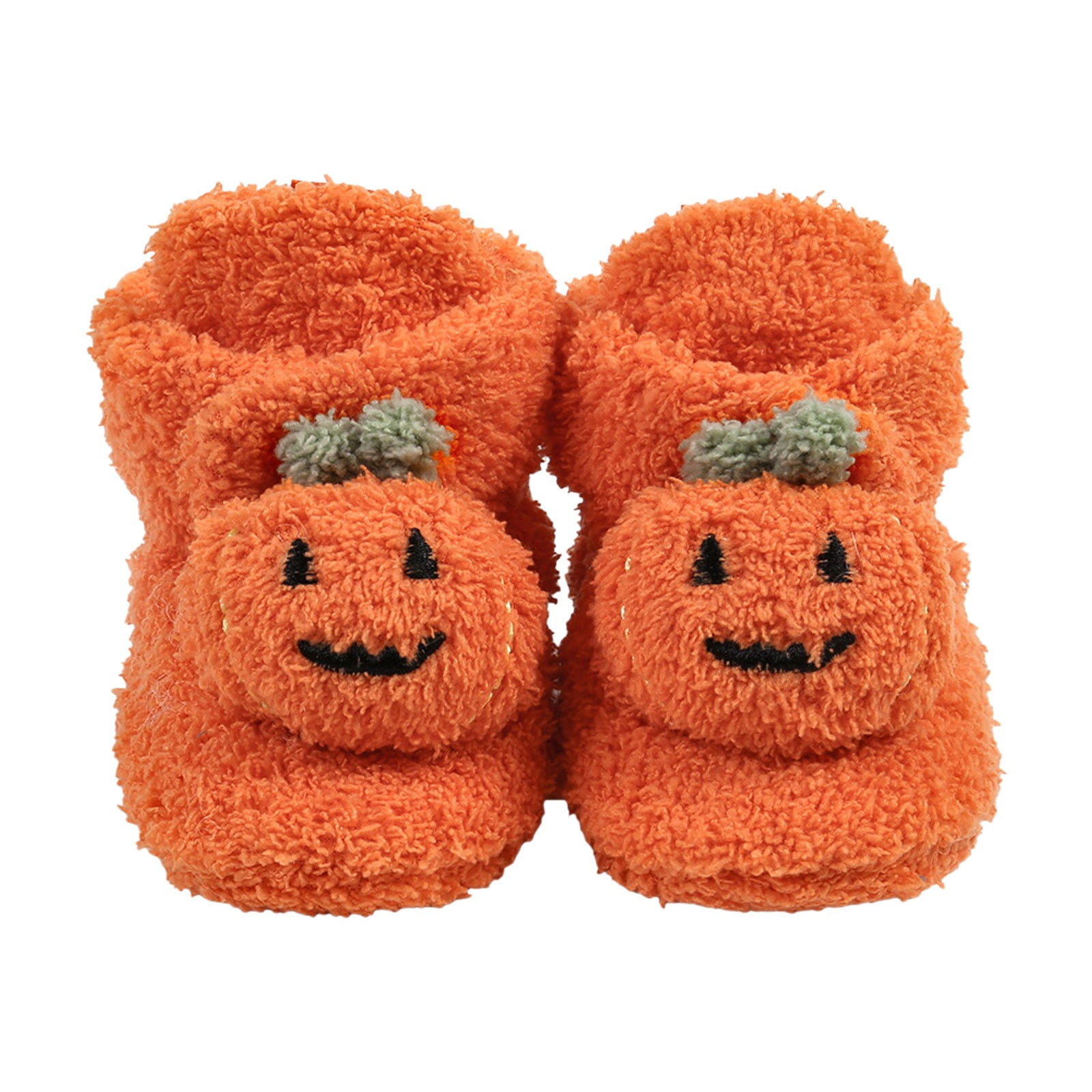HTGFGMGW Baby Girl Clothes Halloween Booties Soft Baby Pumpkin Santa