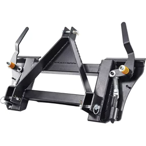 HTGHTG 3 Point Skid Steer Quick Tach Conversion Adapter Fit for 3 point Cat 1 Tractor 2200lbs