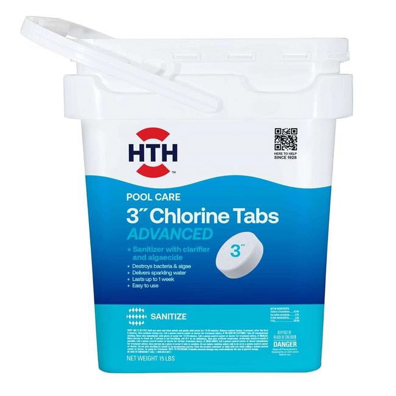 HTH 15 lbs Super Tablet Chlorinating Chemicals