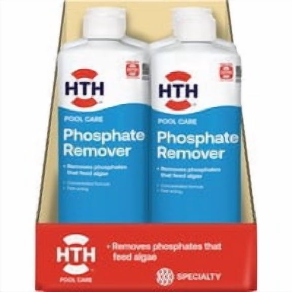 HTH 87322 Phosphate Remover Swimming Pool Chemical, 1 qt