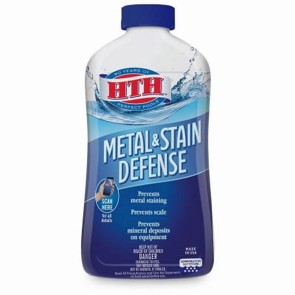 HTH QT Metal Control Helps Remove & Prevent Metal Stains