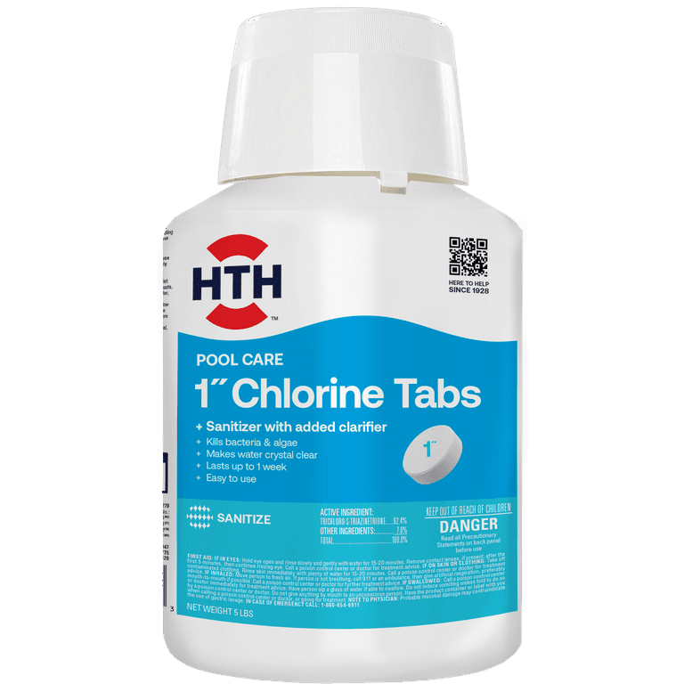 Chlore en tablettes HTH 10 kg