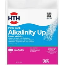 HTH Pool Care Alkalinity up — Granules (Form), 5 lb — Pool Alkalinity Increaser to Balance pH and Total Alkalinity