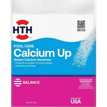 HTH Pool Care Calcium Hardness up for Swimming Pools, Granules, 4 lbs