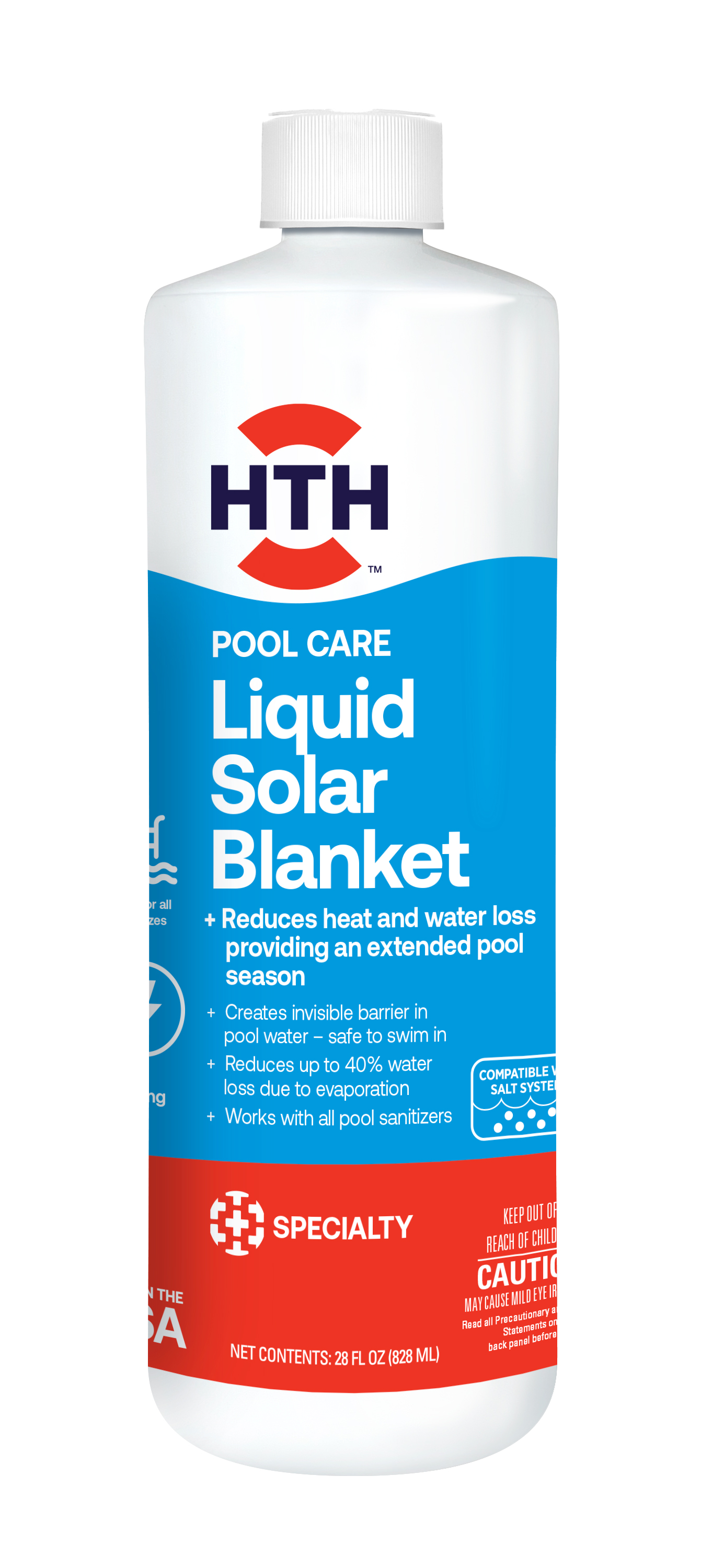 Sunheater Liquid Solar Blanket for Pools, Cover Free Liquid Heat Shield