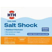 HTH Salt Shock Fast Dissolving Pool Chemical for Chlorine Generators, 3.75 lbs, 5 Pack