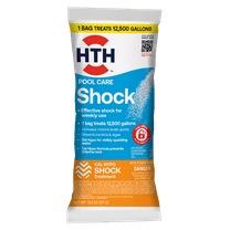HTH Chlorine Shock — Granules, 13.3 oz — Pool Shock Treatment for Weekly Chlorination