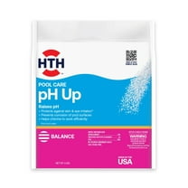 HTH Pool Care pH up — Powder, 5 lb — Pool Chemical pH Increaser to Balance pH and Improve Water Clarity