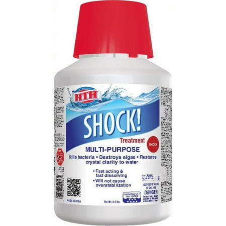 HTH Shock Treatment for Pools, 5.5 Pounds, Fast-Acting Pool Chemical