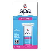 HTH Spa Care 6-Way Test Strips, Spa & Hot Tub, Chemical Tester, 25 each