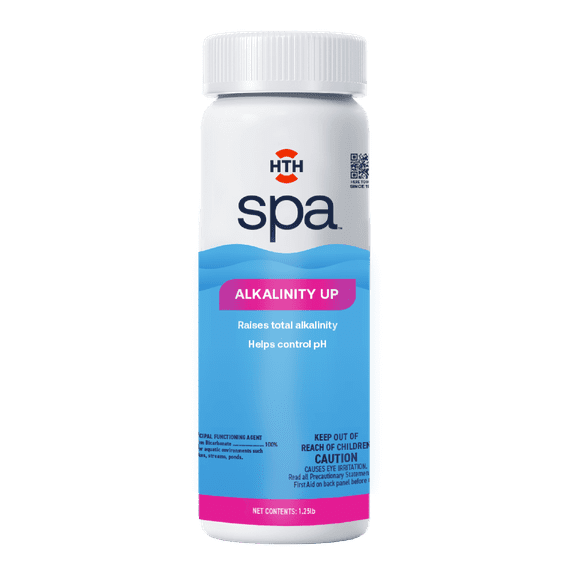HTH Spa Care Alkalinity Increaser  Granules, 1.25 lb  Pool and Spa Chemical to Raise Alkalinity and Balance Water