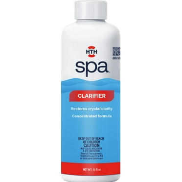 HTH Spa Care Clarifier, Concentrated, for Crystal Clear Water, Liquid, 14 oz