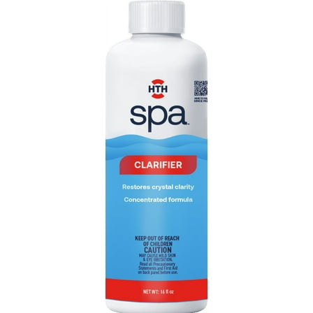 HTH Spa Care Clarifier, Pool and Spa Chemical Clarifier, Liquid, 14 oz