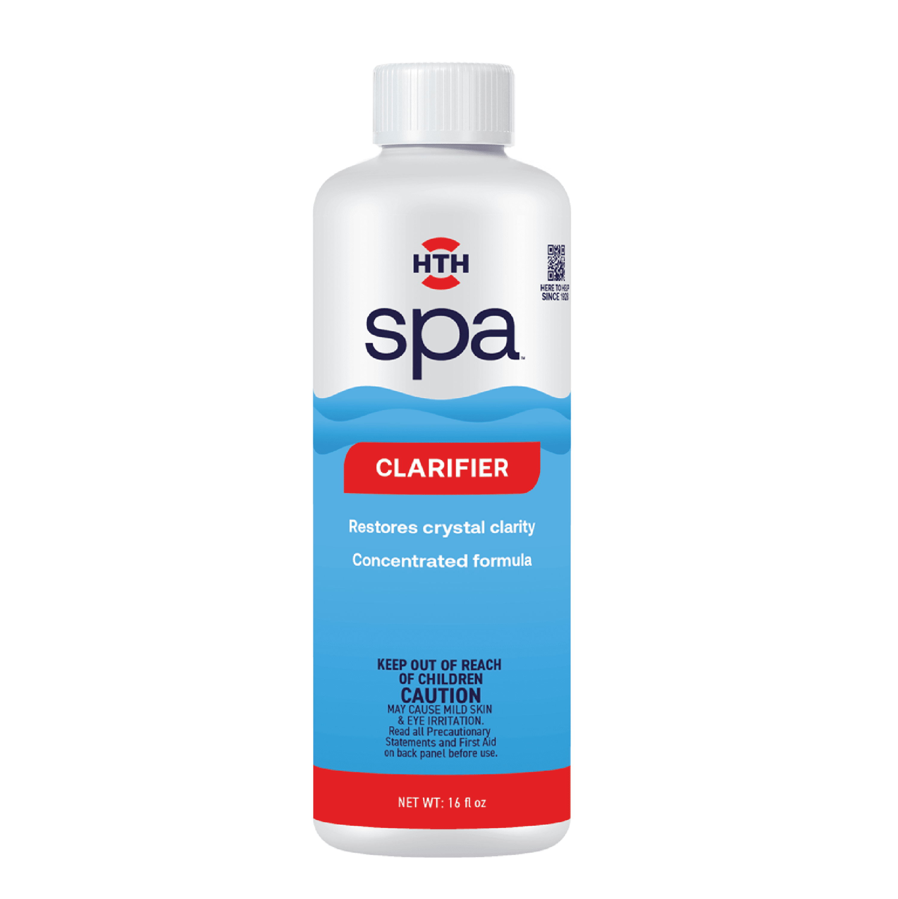 HTH Spa Care Clarifier, Concentrated for Spas & Hot Tubs, 16 oz