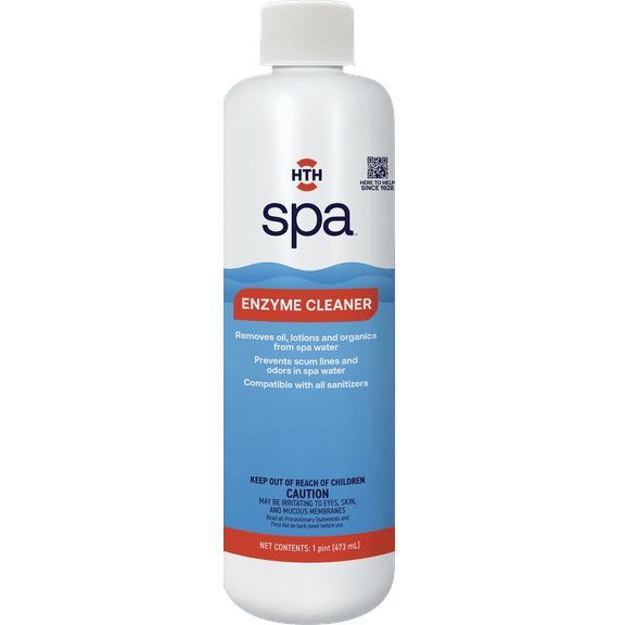 HTH Spa Care Enzyme Cleaner, 16 oz - Liquid Pool & Spa Water Treatment