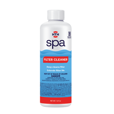 HTH Spa Care Filter Cleaner for Spas & Hot Tubs, 16oz (Pool Chemicals)