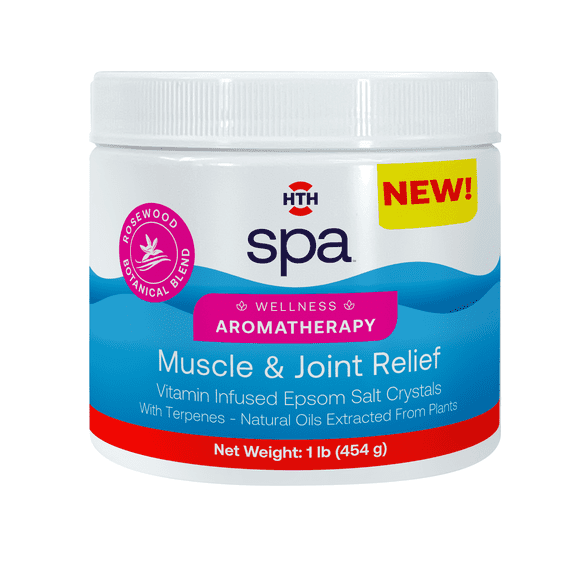 HTH Spa Care Muscle & Joint Relief Epson Salt Crystals for Hot Tubs