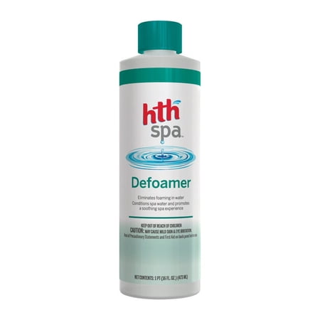 HTH Spa Non Chlorine Liquid Defoamer Pool Chemical, 16 oz