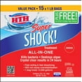 HTH Super Shock Treatment Pool & Spa Sanitizer, Instantly Works, 15pk