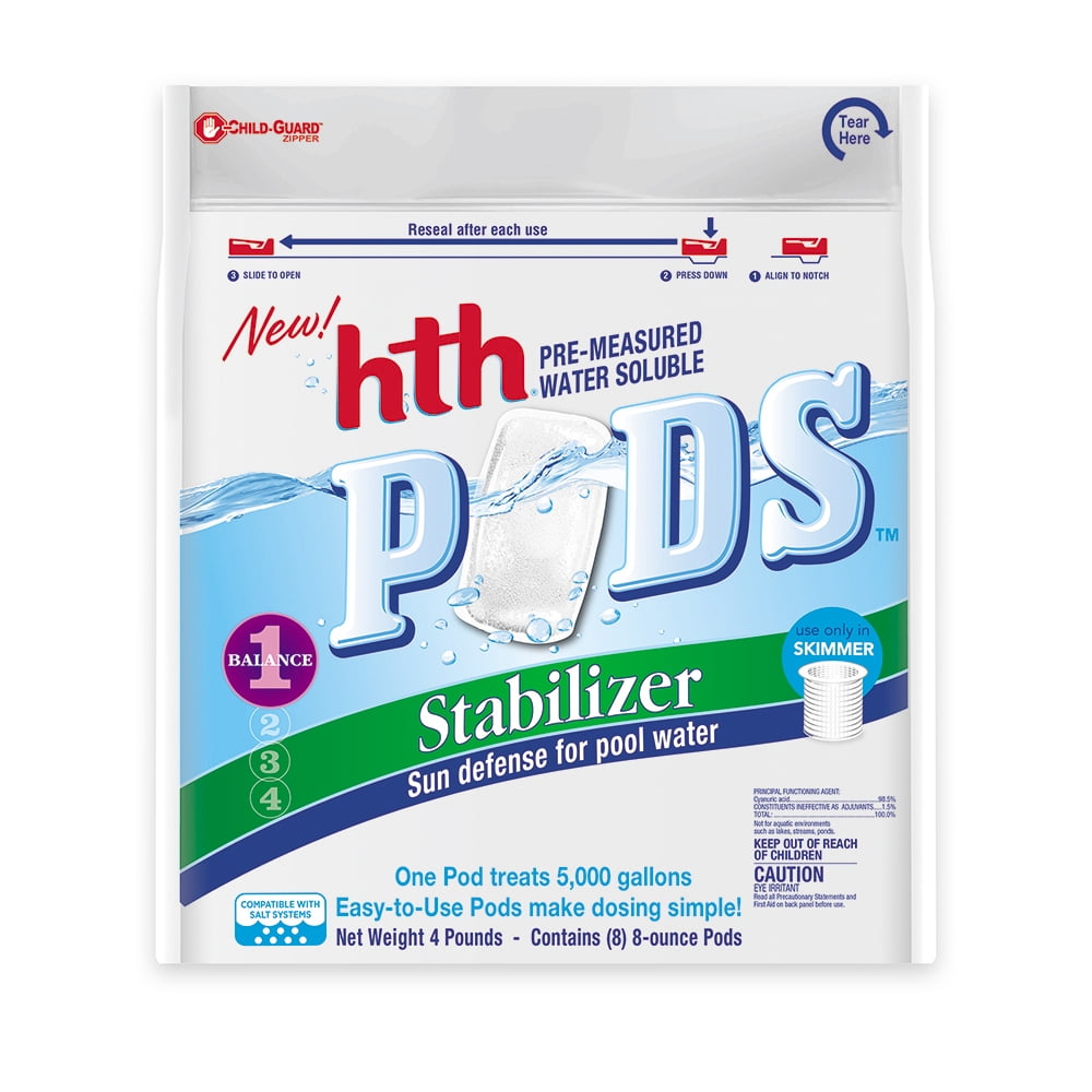 HTH Ultimate 67054 Pre Measured Water Soluble Pool Stabilizer Chemical