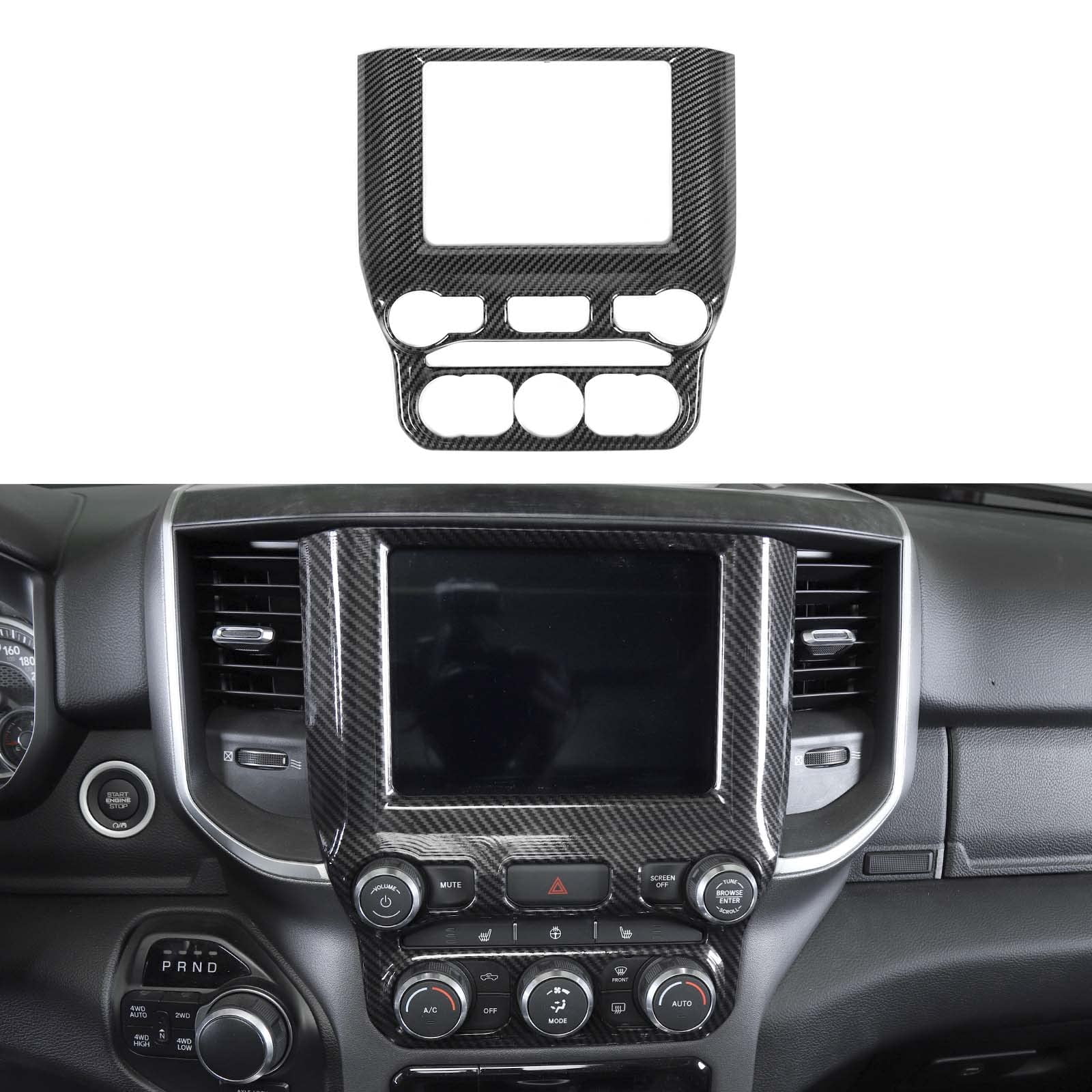 Carbon Fiber Dashboard Side Air Vent Ac Outlet Cover Trim Fo | Cuotas Sin Interés - Foto 12