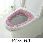 HTHJSCO Bathroom Products Bathroom Toilet Seat Closestool Washable Soft Warmer Mat Cover Pad Cushion