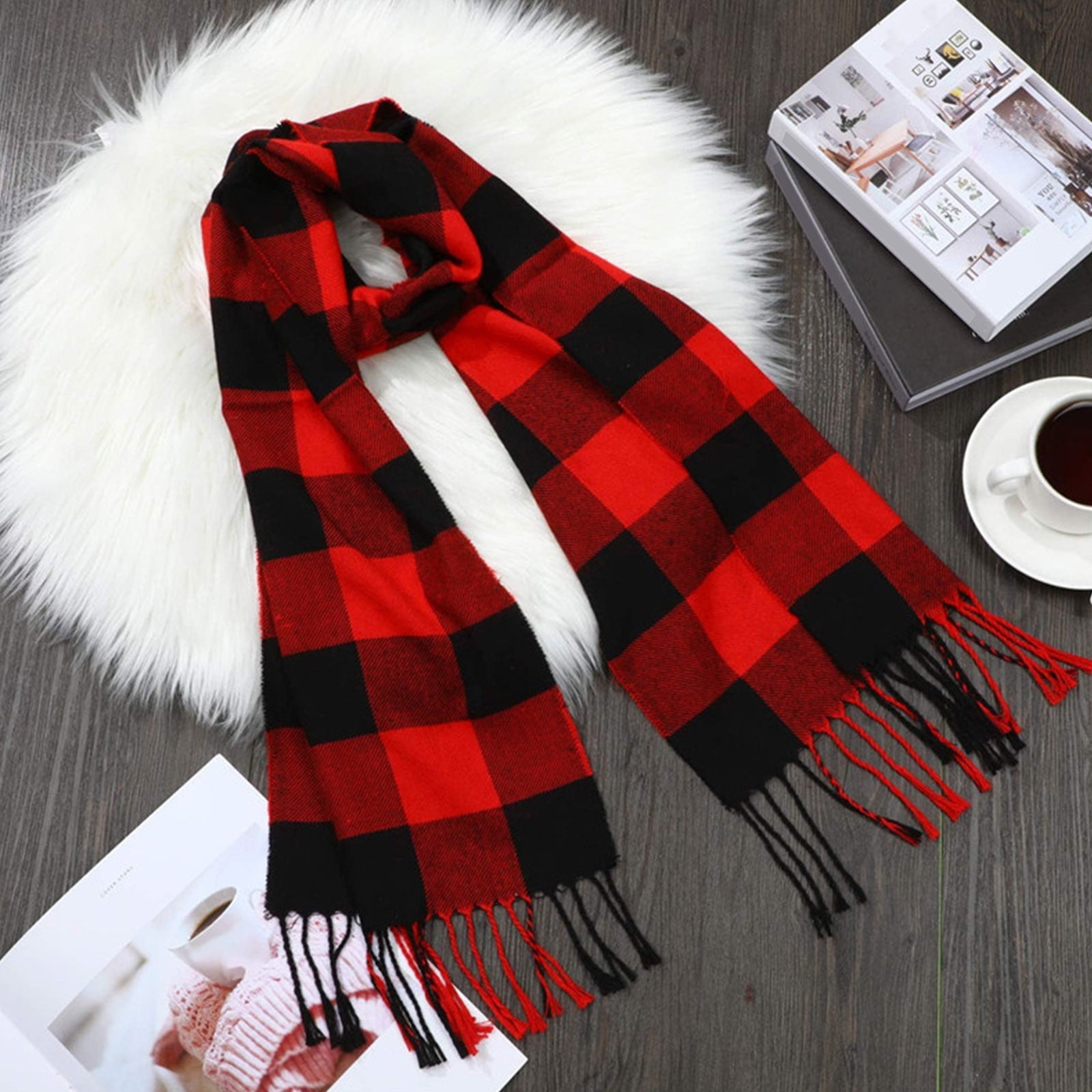 HTHJSCO Scarf for Women Unisex Fashion Warm Shawls Scarves Scarf Kids