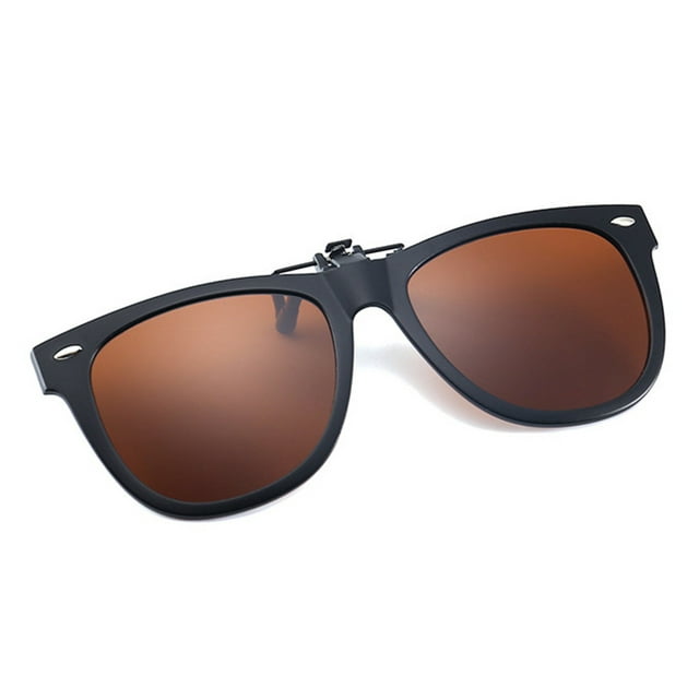 HTHJSCO Sun Glasses Polarized Clipon Sunglasses AntiGlare Driving