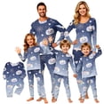 thumbnail image 1 of HTHLVMD Halloween Pajamas, Matching Family Pajamas, Spider Web Pumpkin Matching Family Pajamas Zip Up Long Sleeve Two Piece Pj Set Calm Sleepwear Nightwear Loungewear Soft Casual Family Outfit, 1 of 6