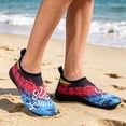 thumbnail image 1 of HTHLVMD Quick Dry Aqua Socks, Non-Slip Beach Shoes, Water Shoes for Women Men Quick-Dry Aqua Socks Swim Beach Barefoot Yoga Exercise Wear Sport Accessories Pool Camping Must Haves, Red 6, 1 of 4