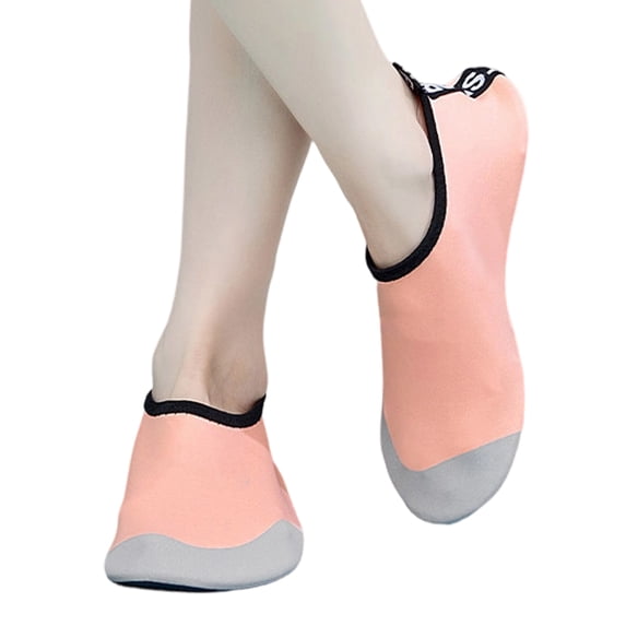 HTHLVMD Quick Dry Beach Shoes, Non-Slip Swim Shoes, Quick-Dry Water Shoes, Lightweight Barefoot Footwear, Breathable Wide Toe Slip-On Shoes for Beach, Pool & Outdoor Activities, Pink 9T(9C)