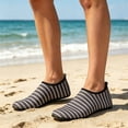 thumbnail image 1 of HTHLVMD Square Pattern Aqua Socks, Women Non-Slip Beach Shoes, Water Shoes Women's Men's Outdoor Beach Swimming Aqua Socks Quick-Dry Barefoot Shoes Surfing Yoga Pool Exercise, Light Purple 8, 1 of 3