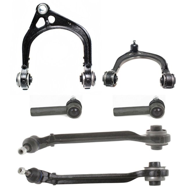 HTHY 6Pc Front Upper & Lower Control Arm Tie Rod End Kit For 20062010