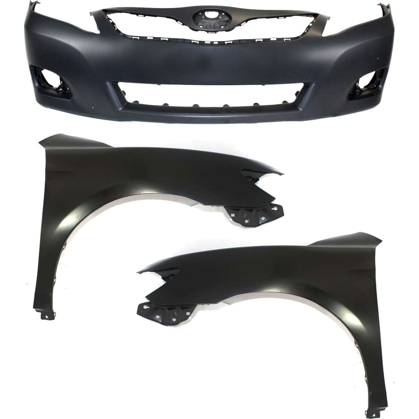 HTHY Bumper Cover Kit For 20102011 Camry Front For Models Made In Usa