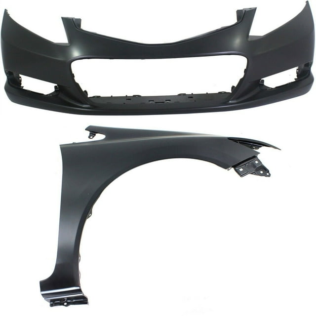 HTHY Bumper Cover Kit For 20122013 Honda Civic Front 2Door Coupe With
