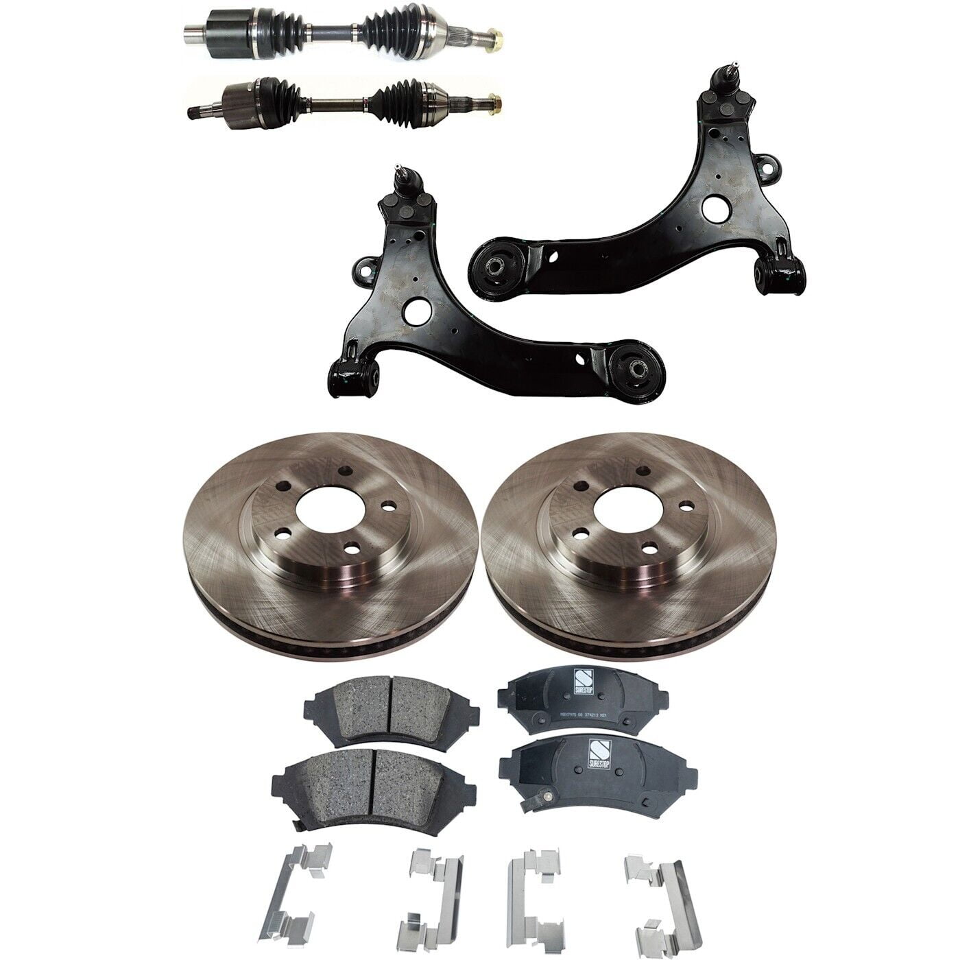 HTHY Cv Axle And Control Arm Kit For 2005 Chevrolet Impala Front Left