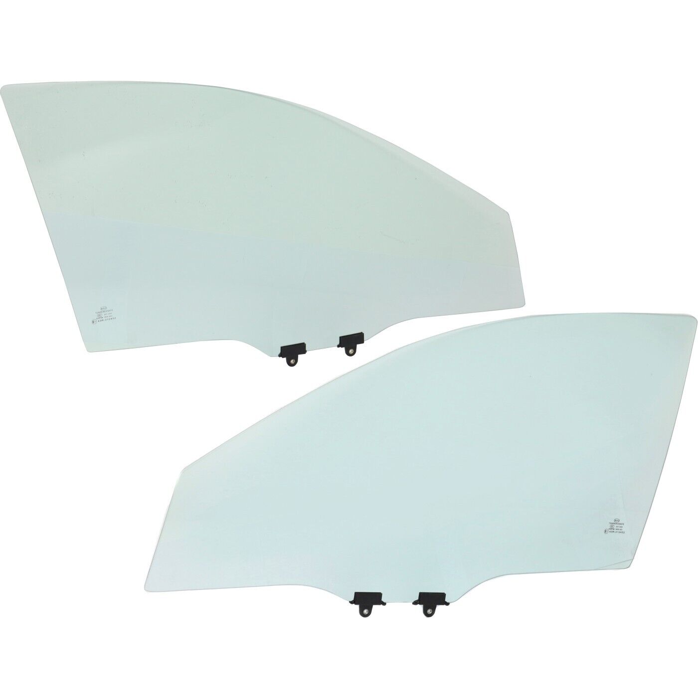 HTHY Door Glass For 20082012 Honda Accord 4Door Set Of 2 Front Lh And